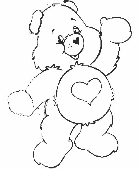 着色页: 护理熊 / Calinours (动画片) #37128 - 免费可打印着色页