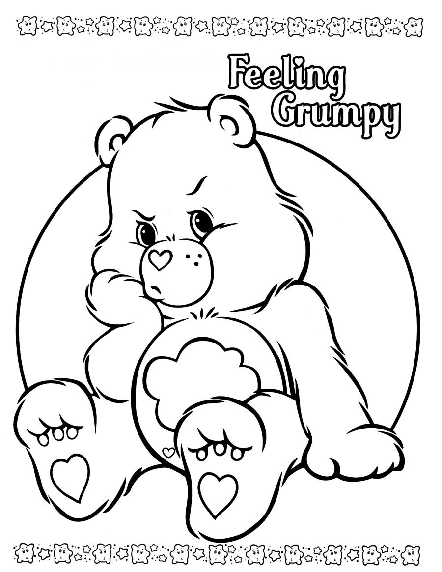 着色页: 护理熊 / Calinours (动画片) #37140 - 免费可打印着色页