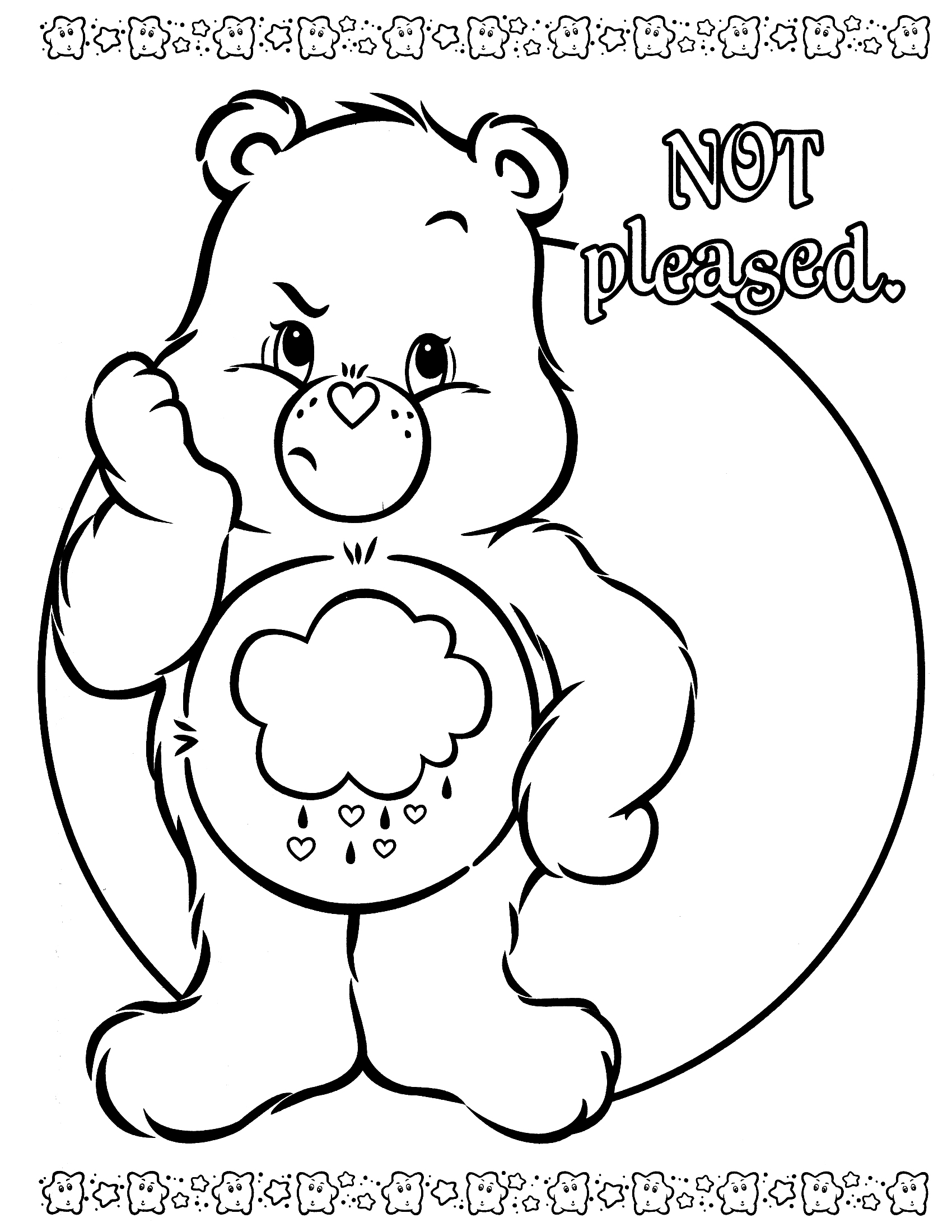 着色页: 护理熊 / Calinours (动画片) #37142 - 免费可打印着色页
