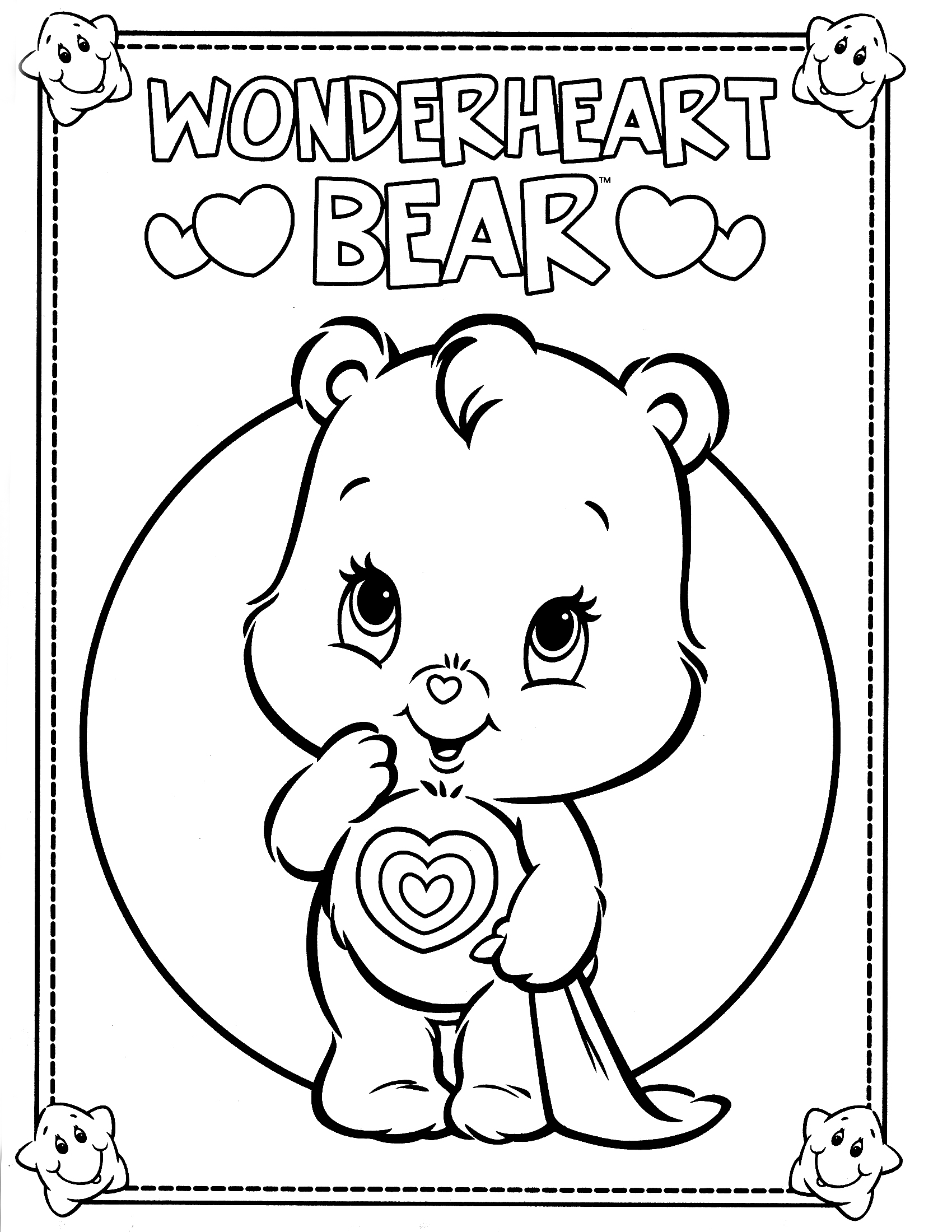 着色页: 护理熊 / Calinours (动画片) #37145 - 免费可打印着色页