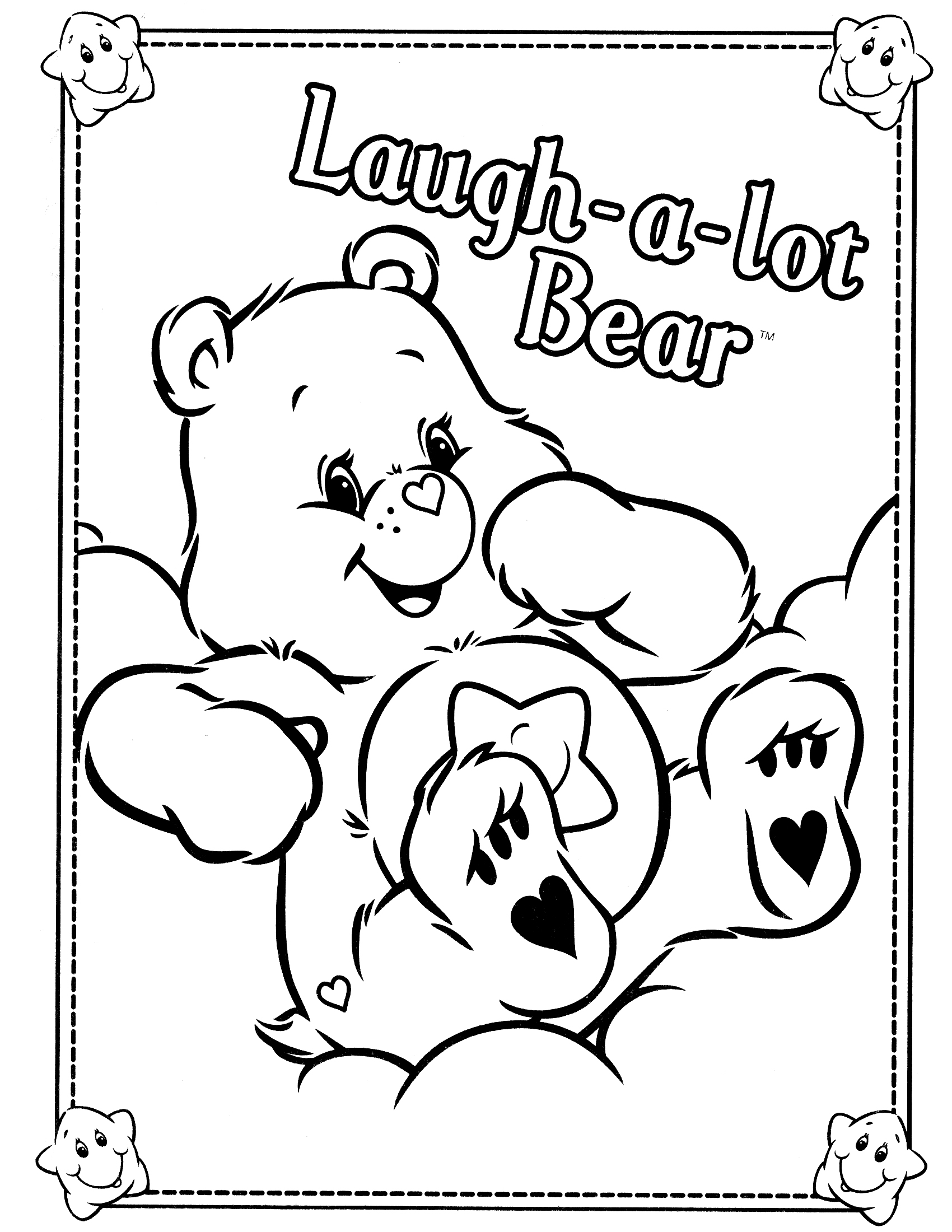 着色页: 护理熊 / Calinours (动画片) #37146 - 免费可打印着色页