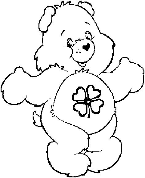 着色页: 护理熊 / Calinours (动画片) #37147 - 免费可打印着色页