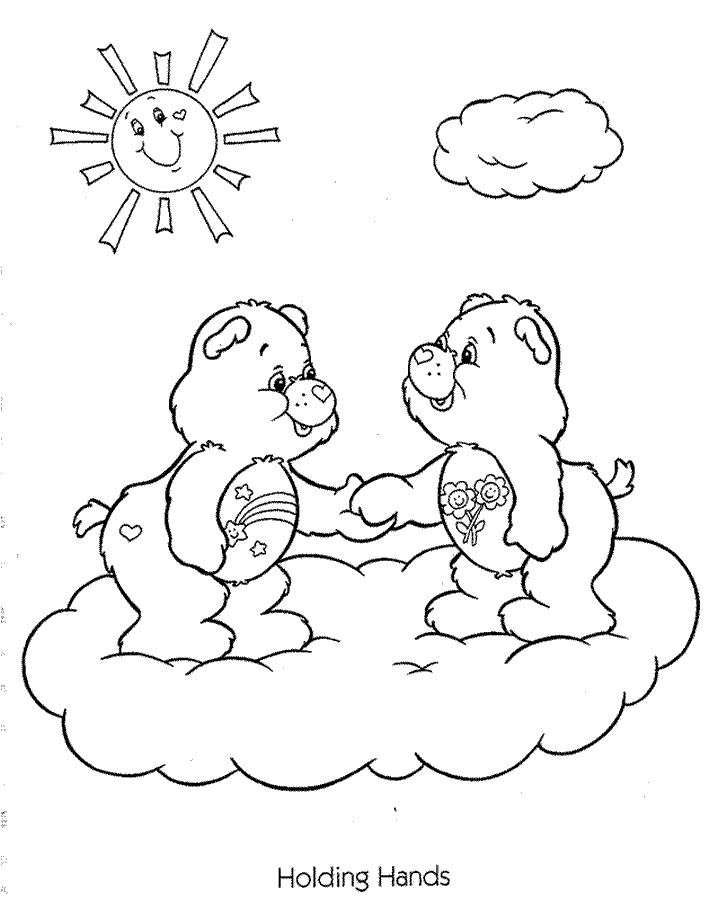 着色页: 护理熊 / Calinours (动画片) #37149 - 免费可打印着色页