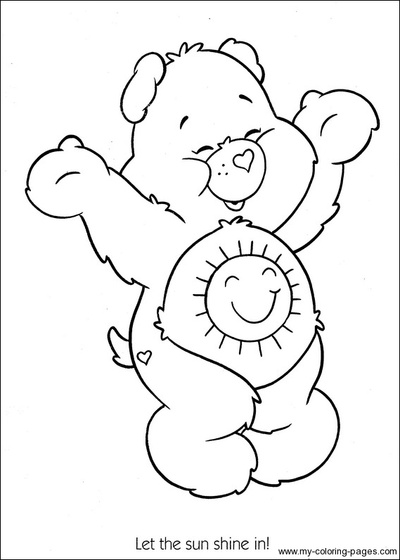 着色页: 护理熊 / Calinours (动画片) #37151 - 免费可打印着色页