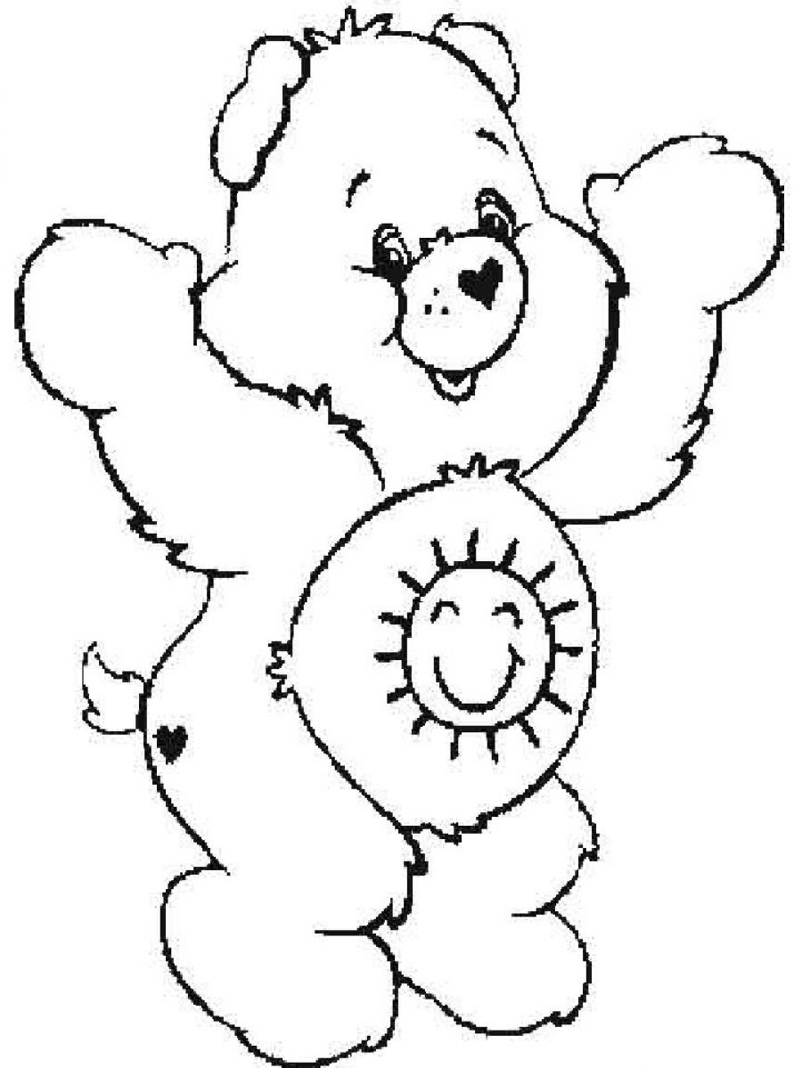 着色页: 护理熊 / Calinours (动画片) #37187 - 免费可打印着色页