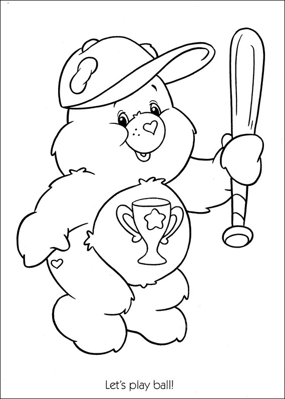 着色页: 护理熊 / Calinours (动画片) #37199 - 免费可打印着色页