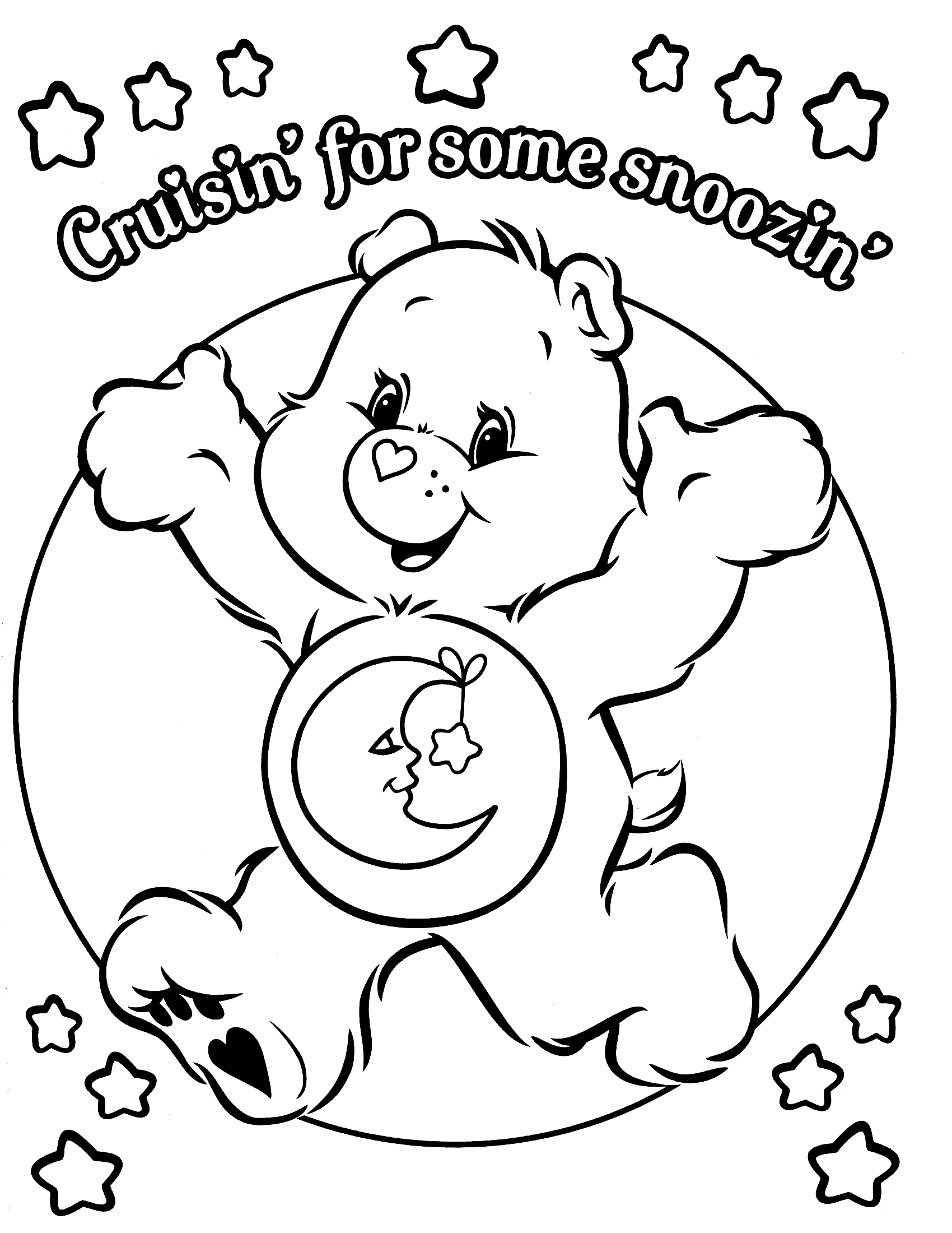 着色页: 护理熊 / Calinours (动画片) #37254 - 免费可打印着色页