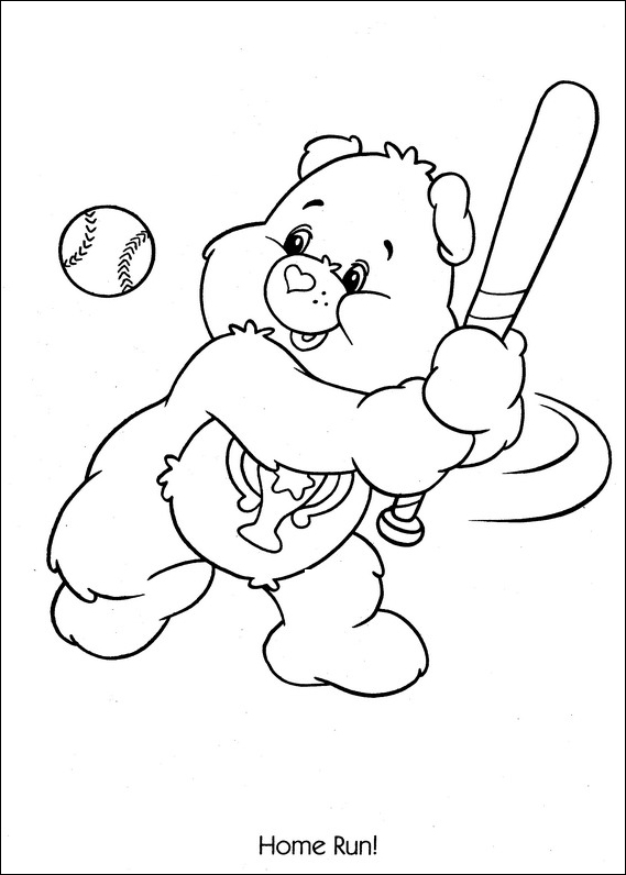 着色页: 护理熊 / Calinours (动画片) #37294 - 免费可打印着色页