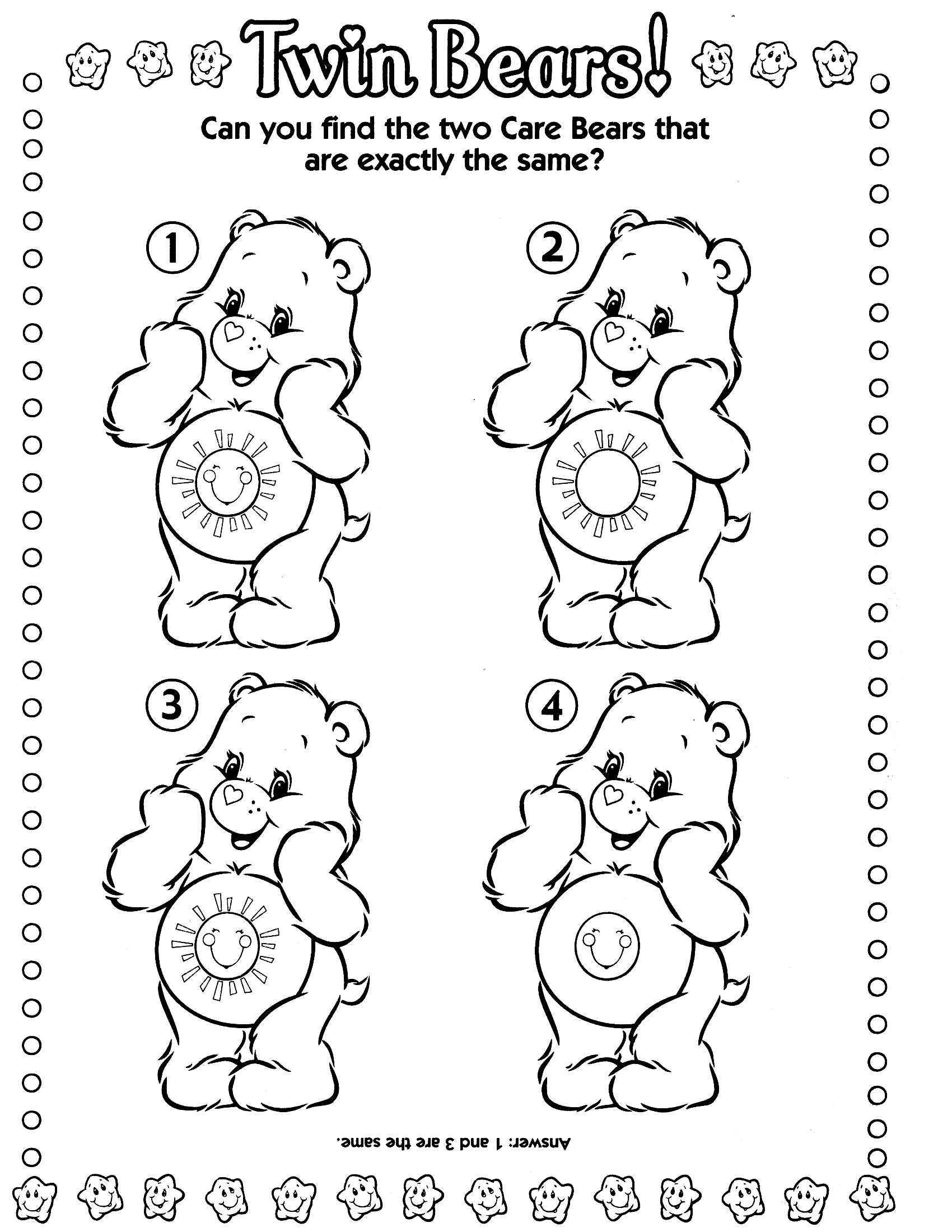 着色页: 护理熊 / Calinours (动画片) #37303 - 免费可打印着色页