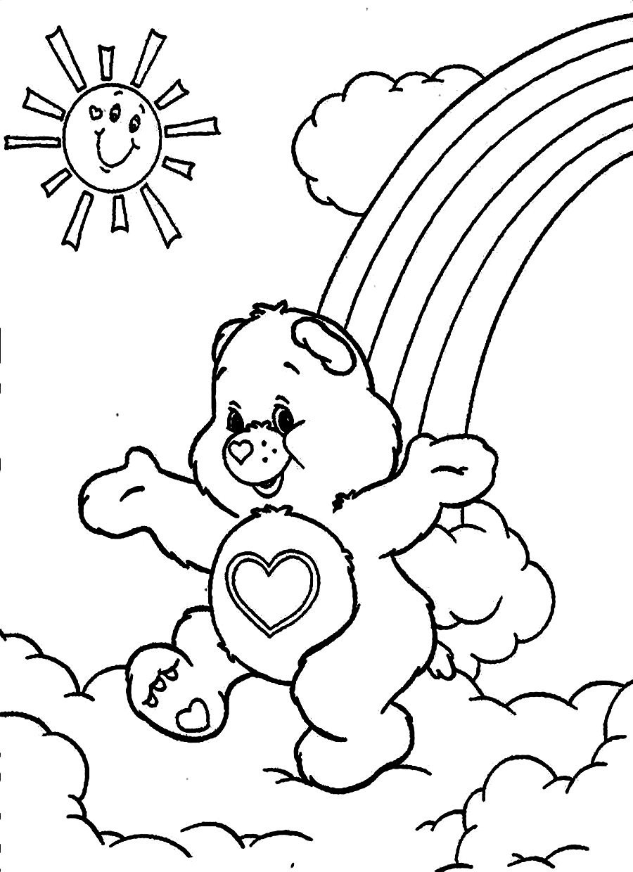 着色页: 护理熊 / Calinours (动画片) #37339 - 免费可打印着色页