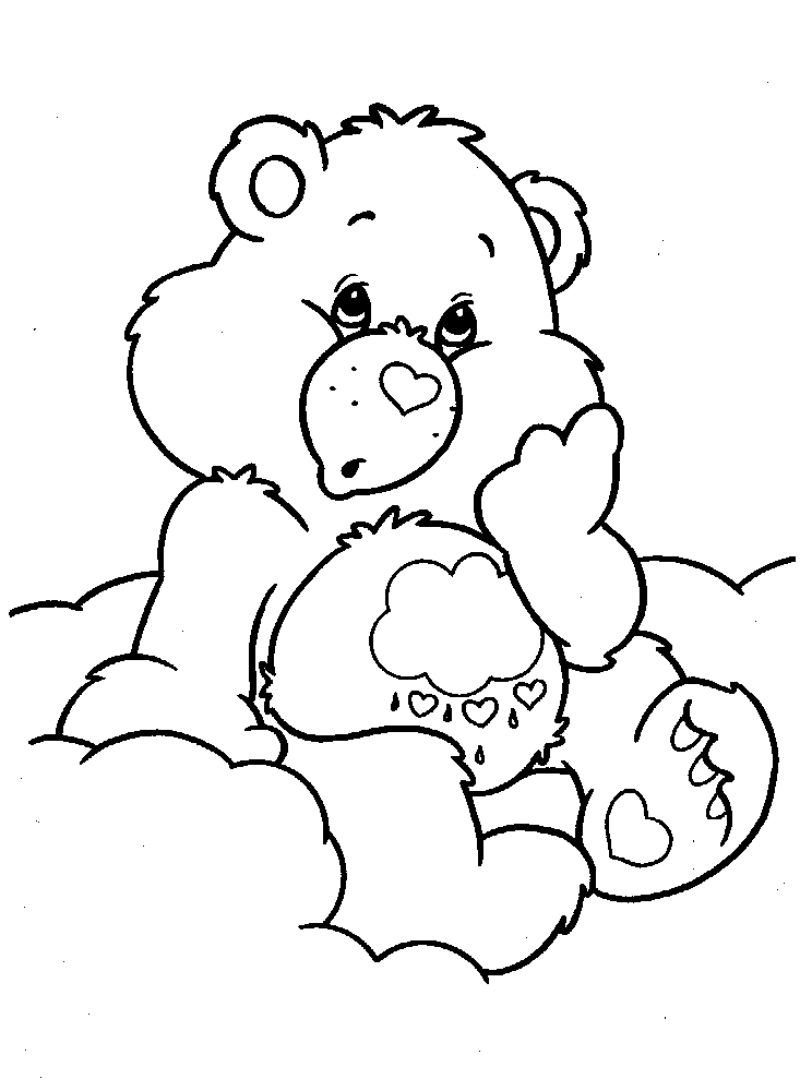 着色页: 护理熊 / Calinours (动画片) #37342 - 免费可打印着色页