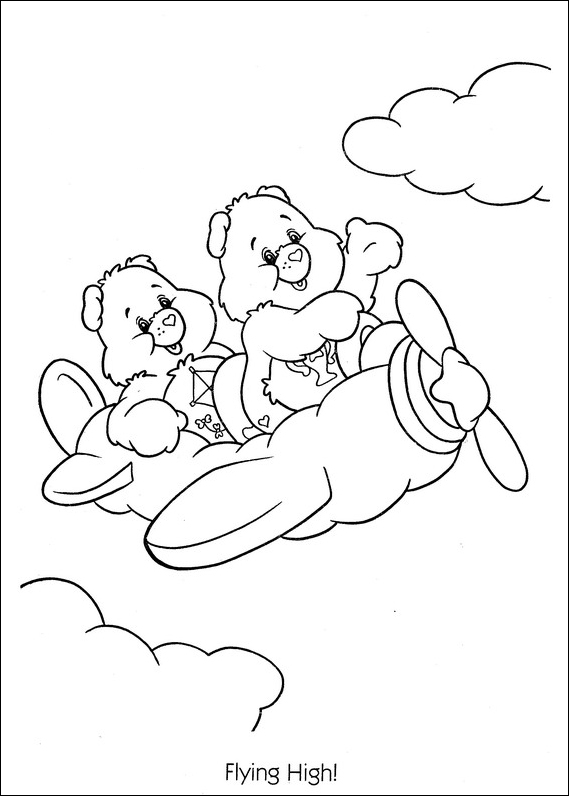 着色页: 护理熊 / Calinours (动画片) #37350 - 免费可打印着色页