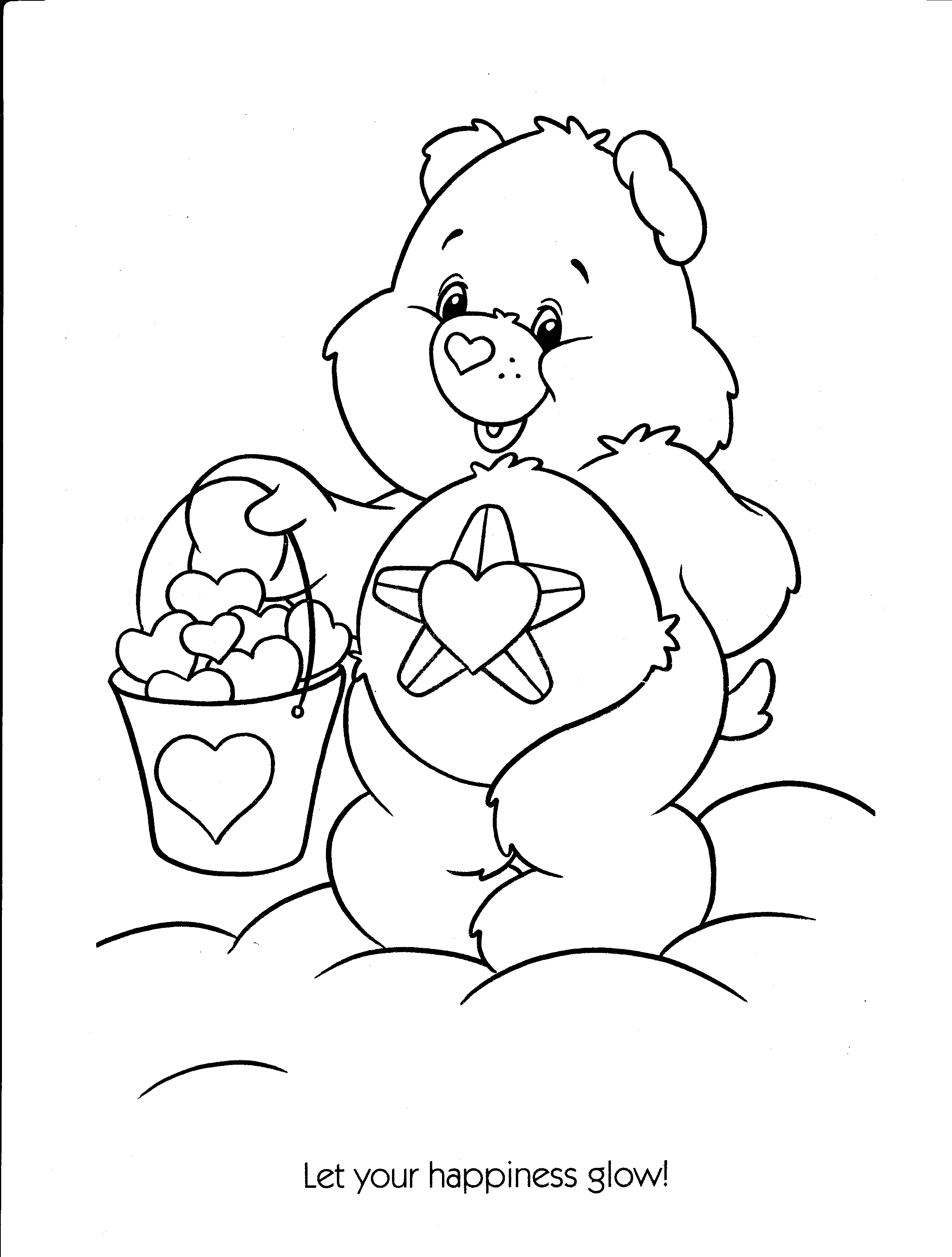 着色页: 护理熊 / Calinours (动画片) #37354 - 免费可打印着色页