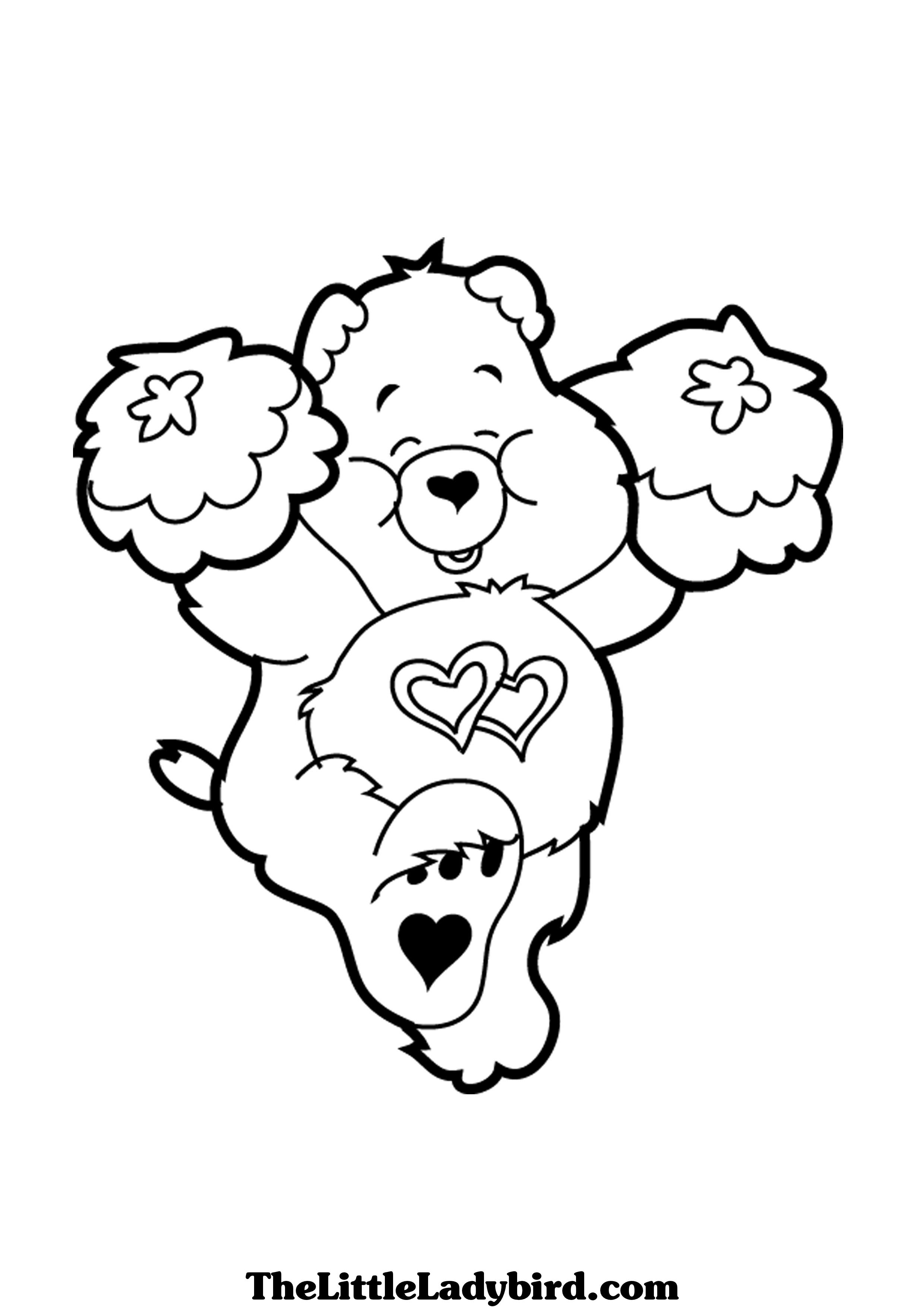 着色页: 护理熊 / Calinours (动画片) #37381 - 免费可打印着色页