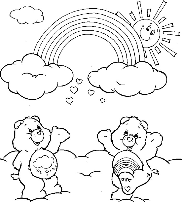 着色页: 护理熊 / Calinours (动画片) #37460 - 免费可打印着色页