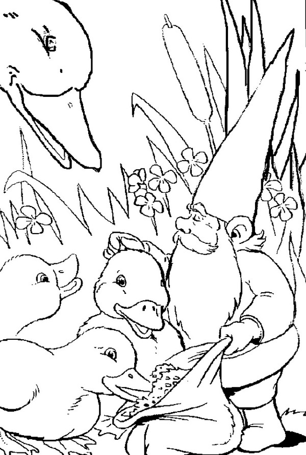 着色页: 侏儒大卫 (动画片) #51263 - 免费可打印着色页