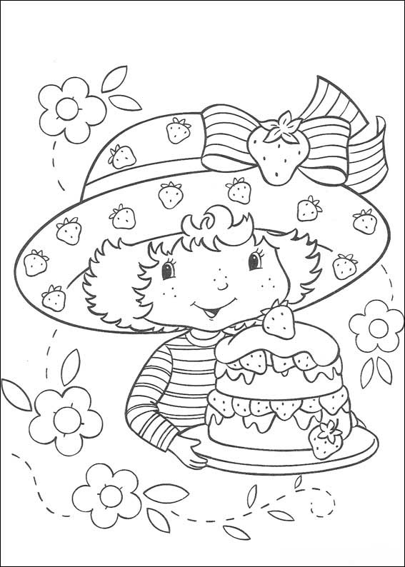 着色页: 草莓夏洛特 / 草莓 (动画片) #35521 - 免费可打印着色页
