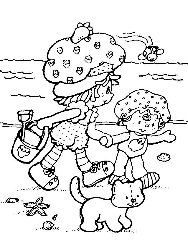 着色页: 草莓夏洛特 / 草莓 (动画片) #35533 - 免费可打印着色页