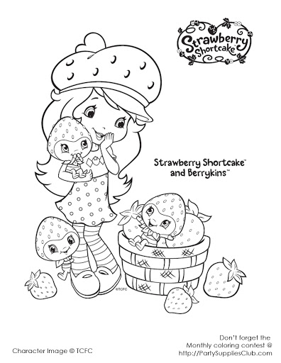 着色页: 草莓夏洛特 / 草莓 (动画片) #35732 - 免费可打印着色页