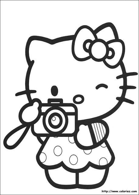着色页: 凯蒂猫 (动画片) #36735 - 免费可打印着色页