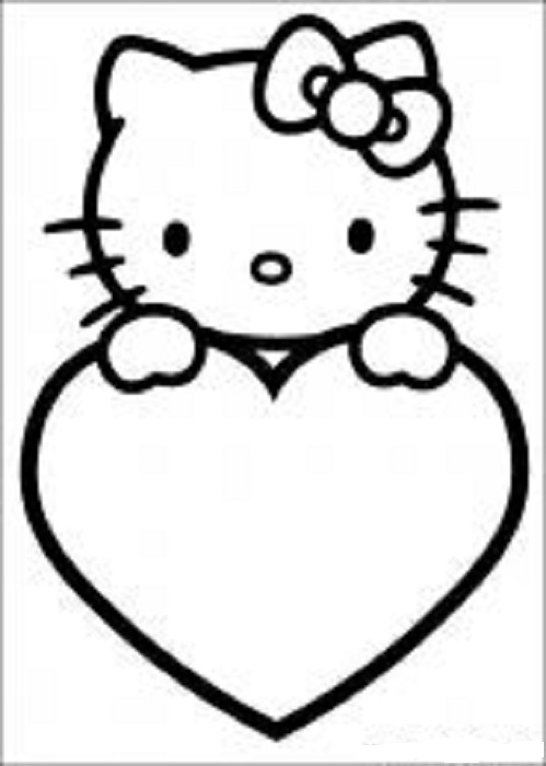 着色页: 凯蒂猫 (动画片) #36774 - 免费可打印着色页