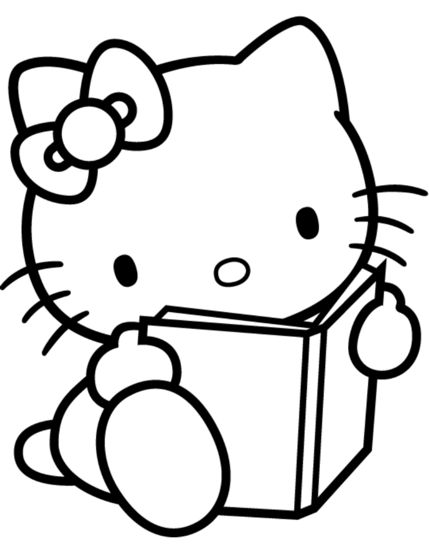 着色页: 凯蒂猫 (动画片) #36781 - 免费可打印着色页