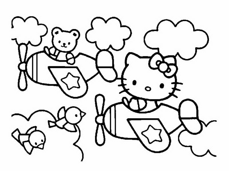 着色页: 凯蒂猫 (动画片) #36784 - 免费可打印着色页