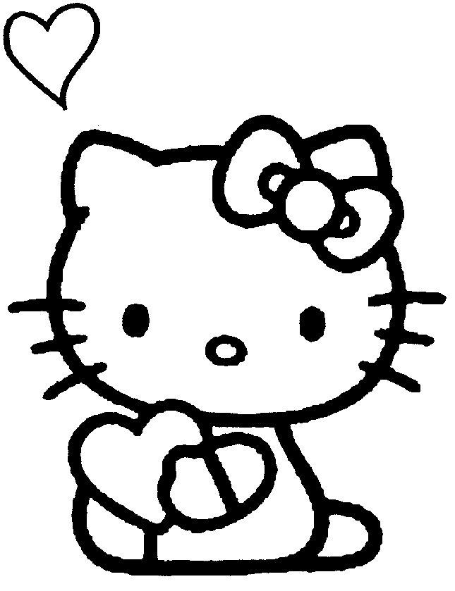 着色页: 凯蒂猫 (动画片) #36802 - 免费可打印着色页