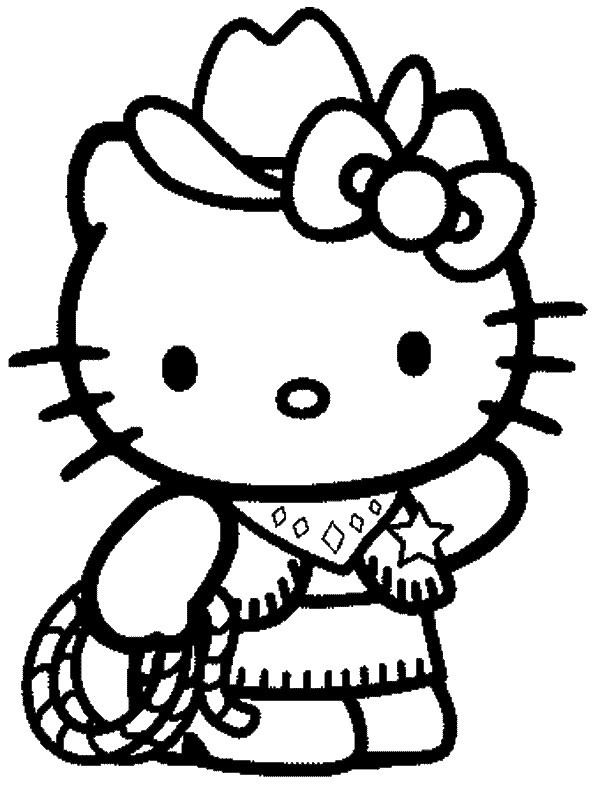 着色页: 凯蒂猫 (动画片) #36850 - 免费可打印着色页