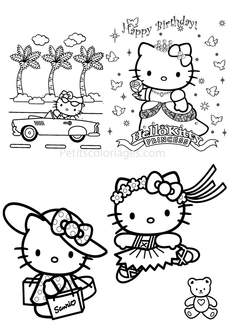 着色页: 凯蒂猫 (动画片) #36909 - 免费可打印着色页