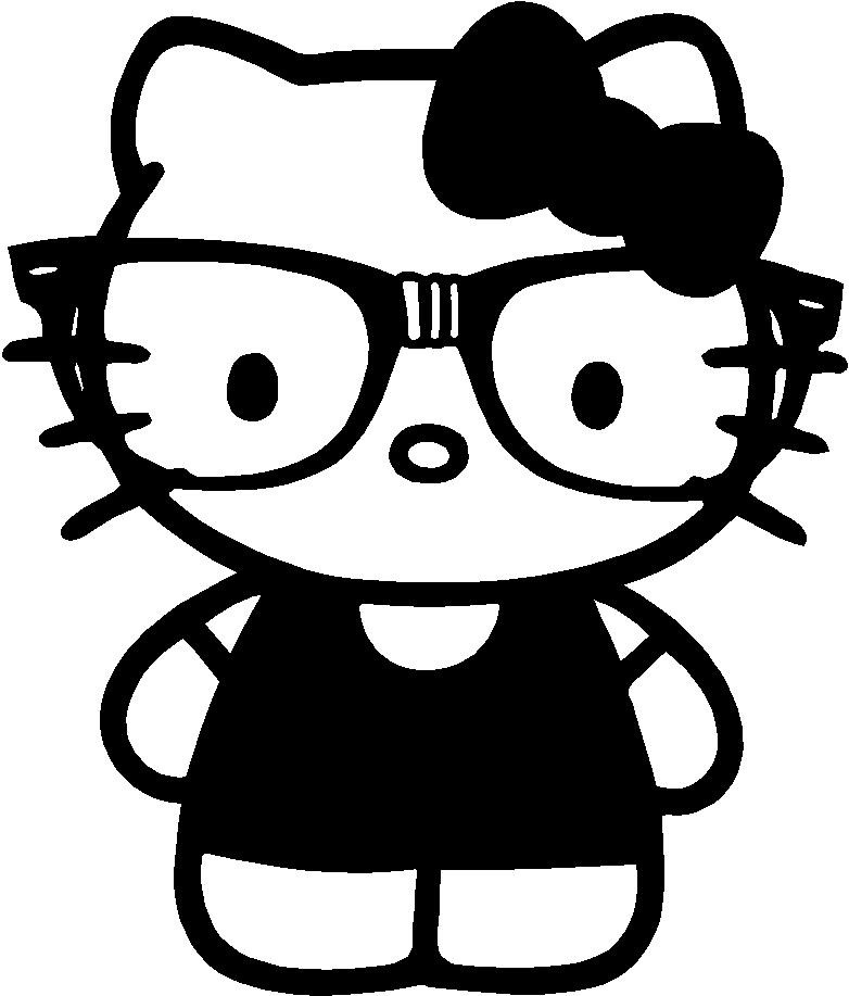 着色页: 凯蒂猫 (动画片) #37052 - 免费可打印着色页