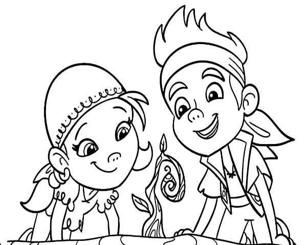 着色页: 杰克和梦幻岛海盗 (动画片) #42449 - 免费可打印着色页