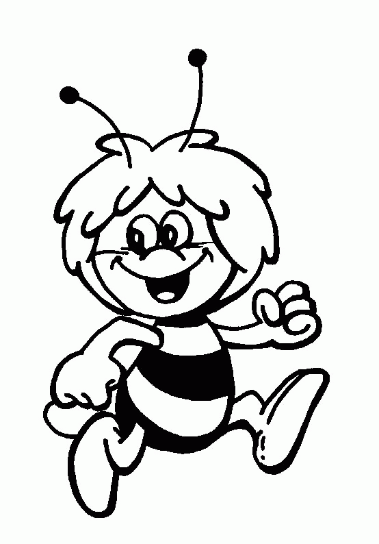 着色页: 蜜蜂玛雅 (动画片) #28215 - 免费可打印着色页