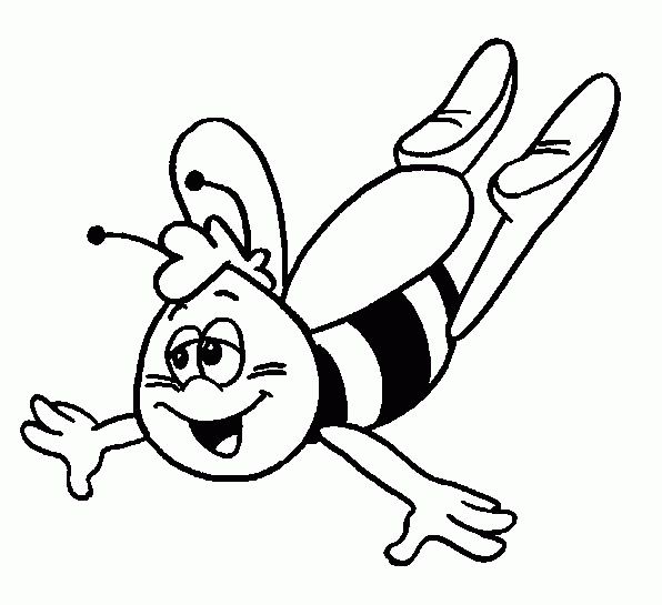 着色页: 蜜蜂玛雅 (动画片) #28279 - 免费可打印着色页