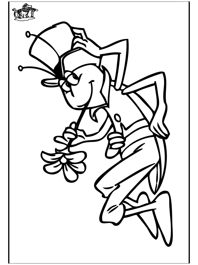 着色页: 蜜蜂玛雅 (动画片) #28306 - 免费可打印着色页