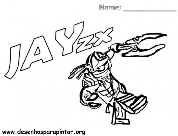 着色页: 忍者 (动画片) #24060 - 免费可打印着色页