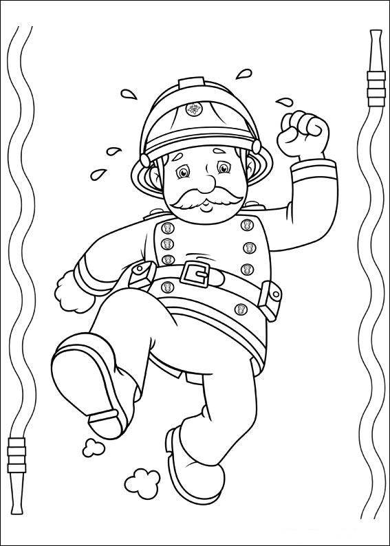 着色页: 消防员山姆 (动画片) #39798 - 免费可打印着色页