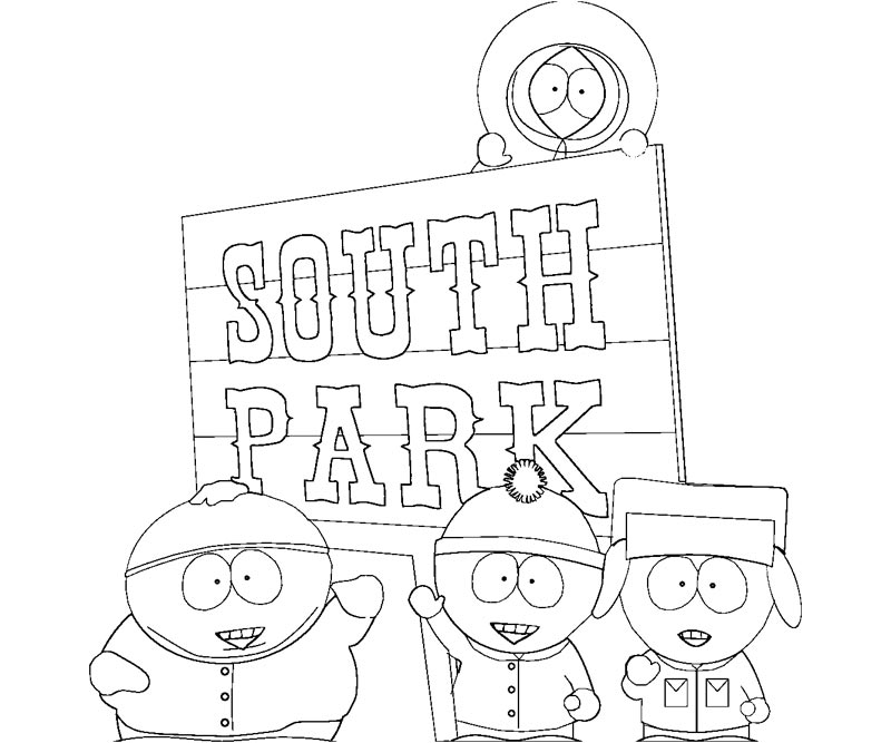 着色页: 南方公园 (动画片) #31235 - 免费可打印着色页