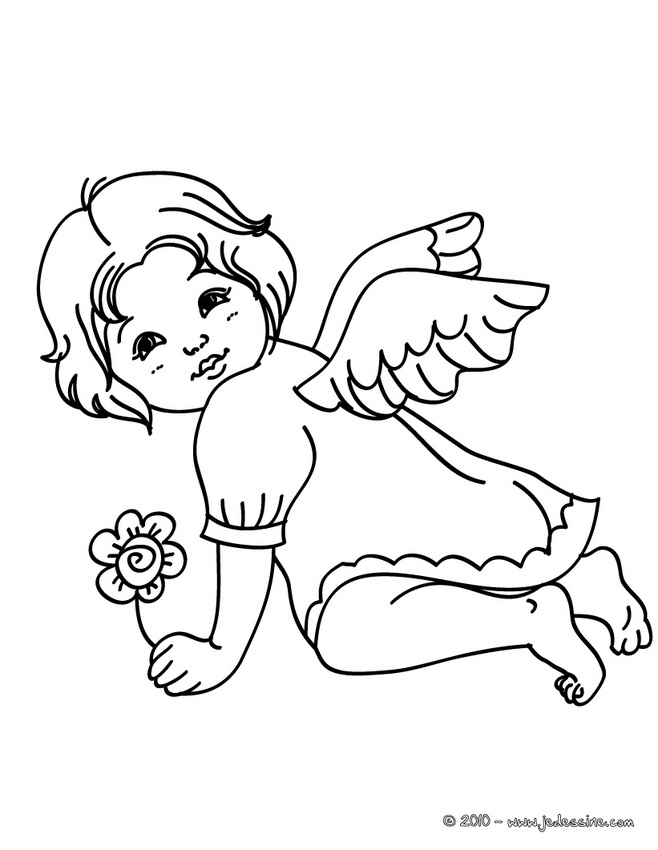 着色页: 天使 (人物) #86272 - 免费可打印着色页