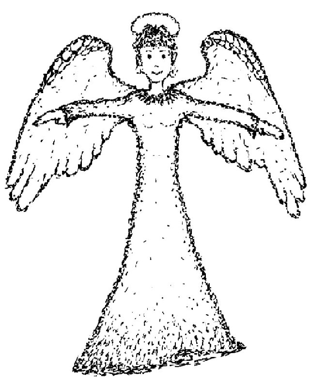 着色页: 天使 (人物) #86316 - 免费可打印着色页