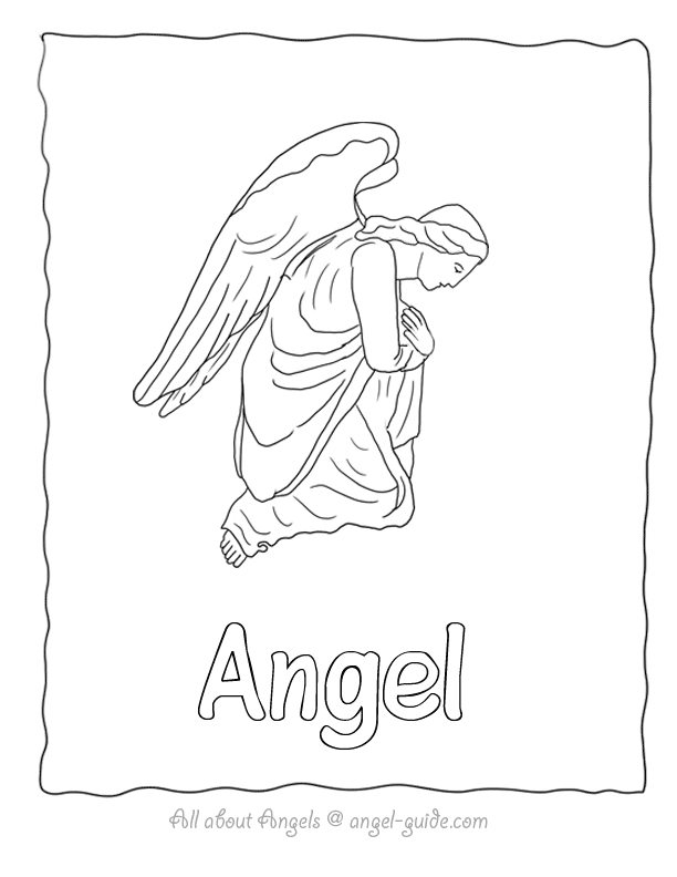 着色页: 天使 (人物) #86451 - 免费可打印着色页