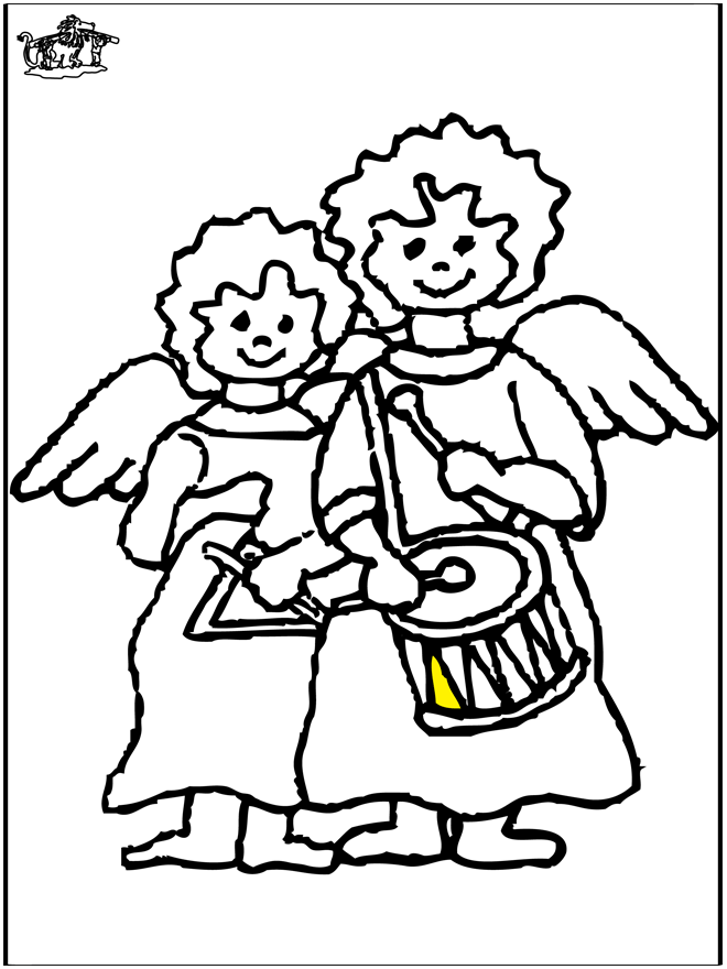 着色页: 天使 (人物) #86512 - 免费可打印着色页
