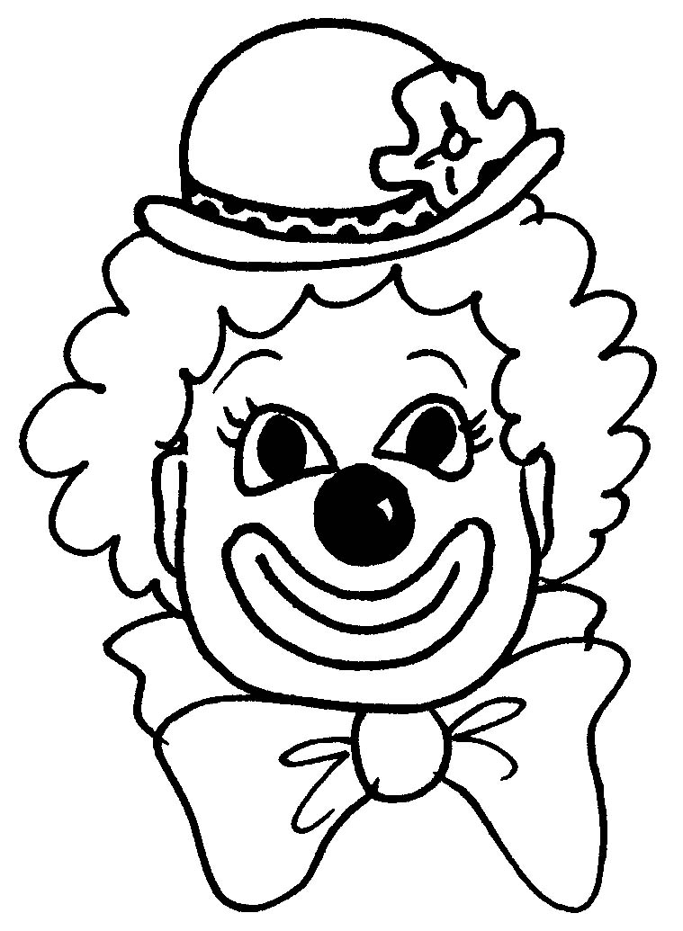 着色页: 小丑 (人物) #91063 - 免费可打印着色页