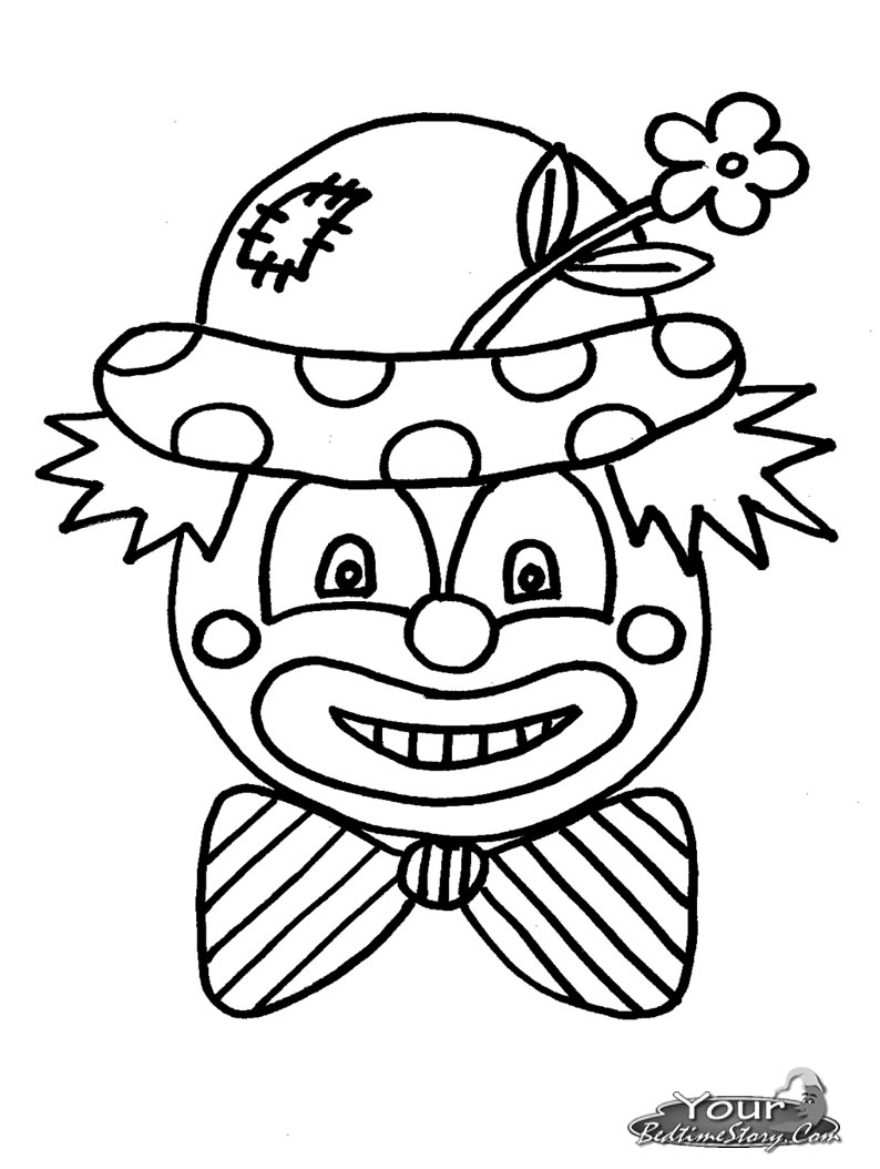 着色页: 小丑 (人物) #91083 - 免费可打印着色页