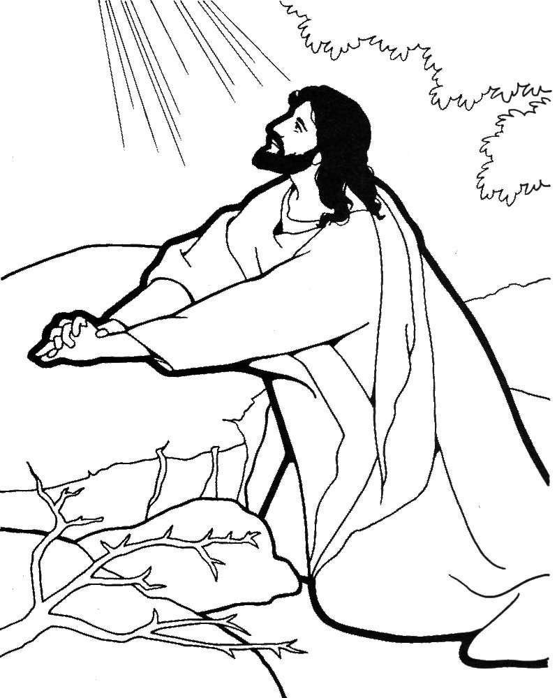 着色页: 耶稣 (人物) #98917 - 免费可打印着色页