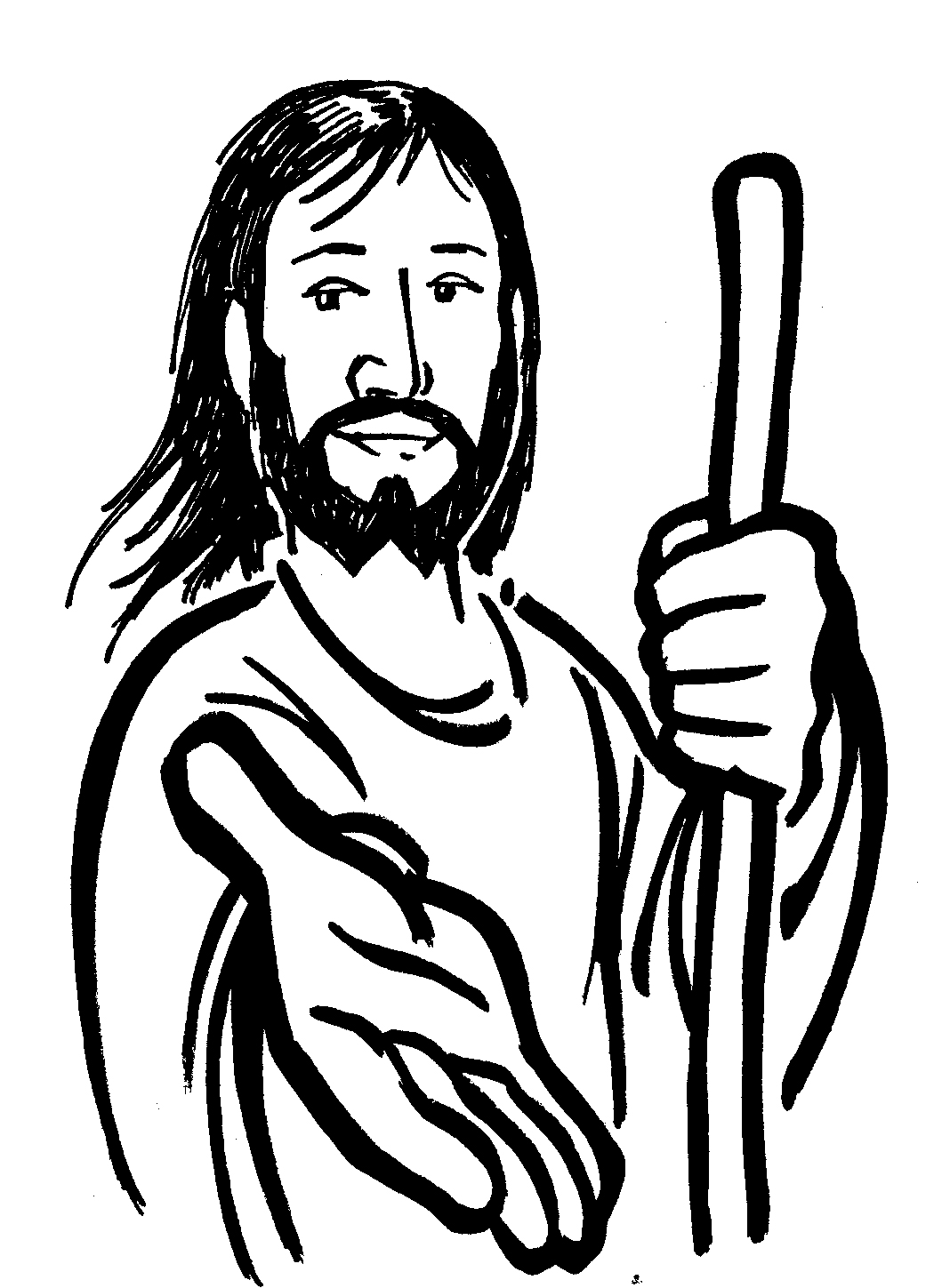 着色页: 耶稣 (人物) #99022 - 免费可打印着色页