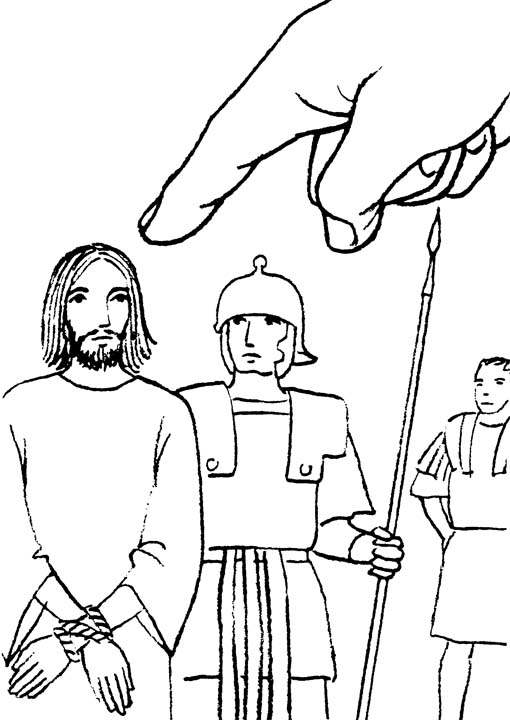 着色页: 耶稣 (人物) #99184 - 免费可打印着色页