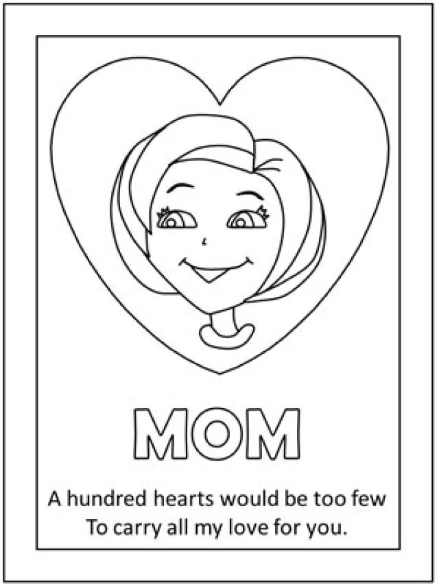 着色页: 妈妈 (人物) #101177 - 免费可打印着色页