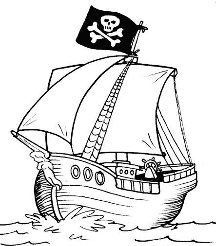 着色页: 海盗 (人物) #105055 - 免费可打印着色页