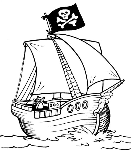 着色页: 海盗 (人物) #105104 - 免费可打印着色页